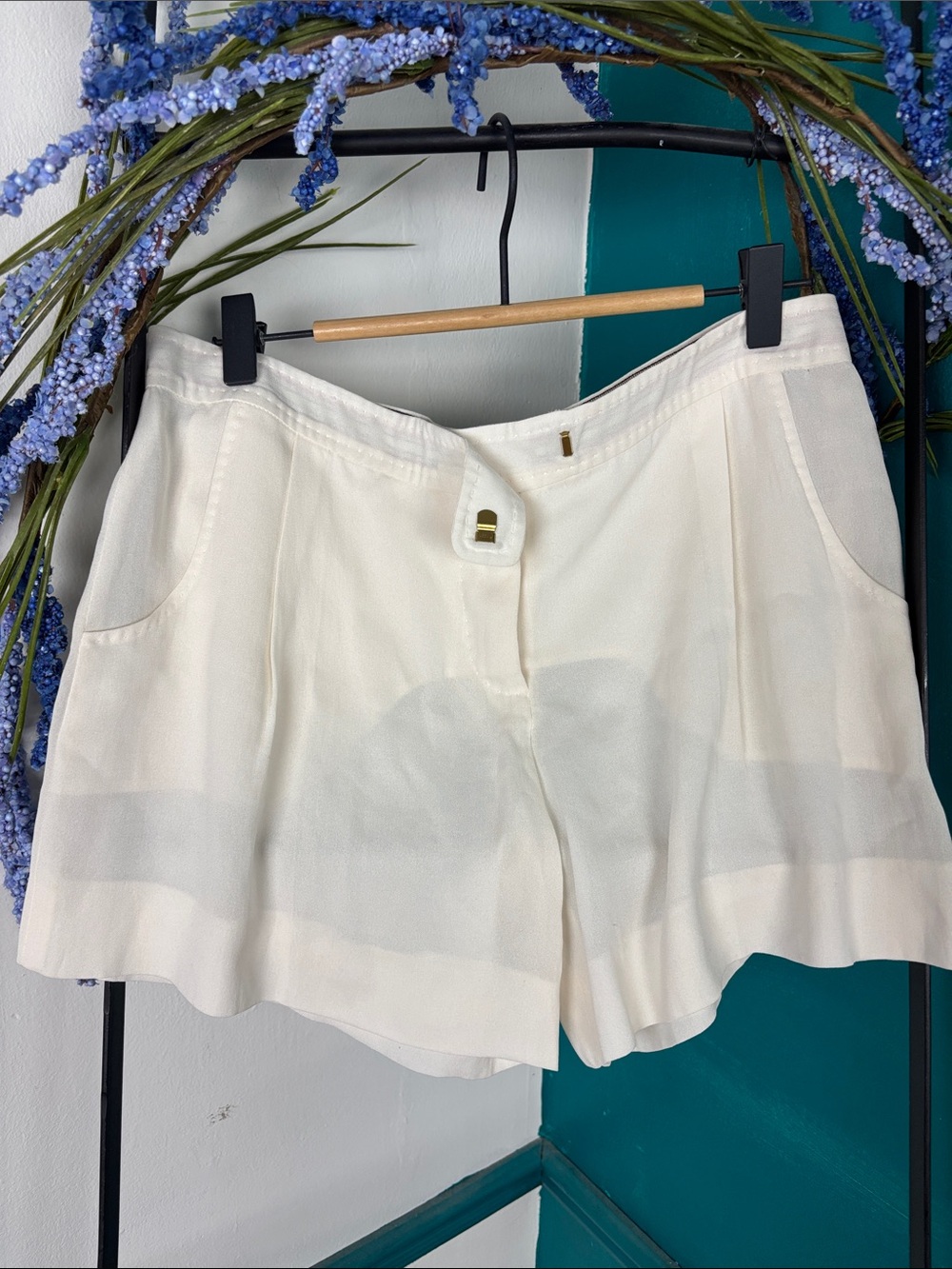 Stella McCartney dressy ivory Women's Tailored Shorts